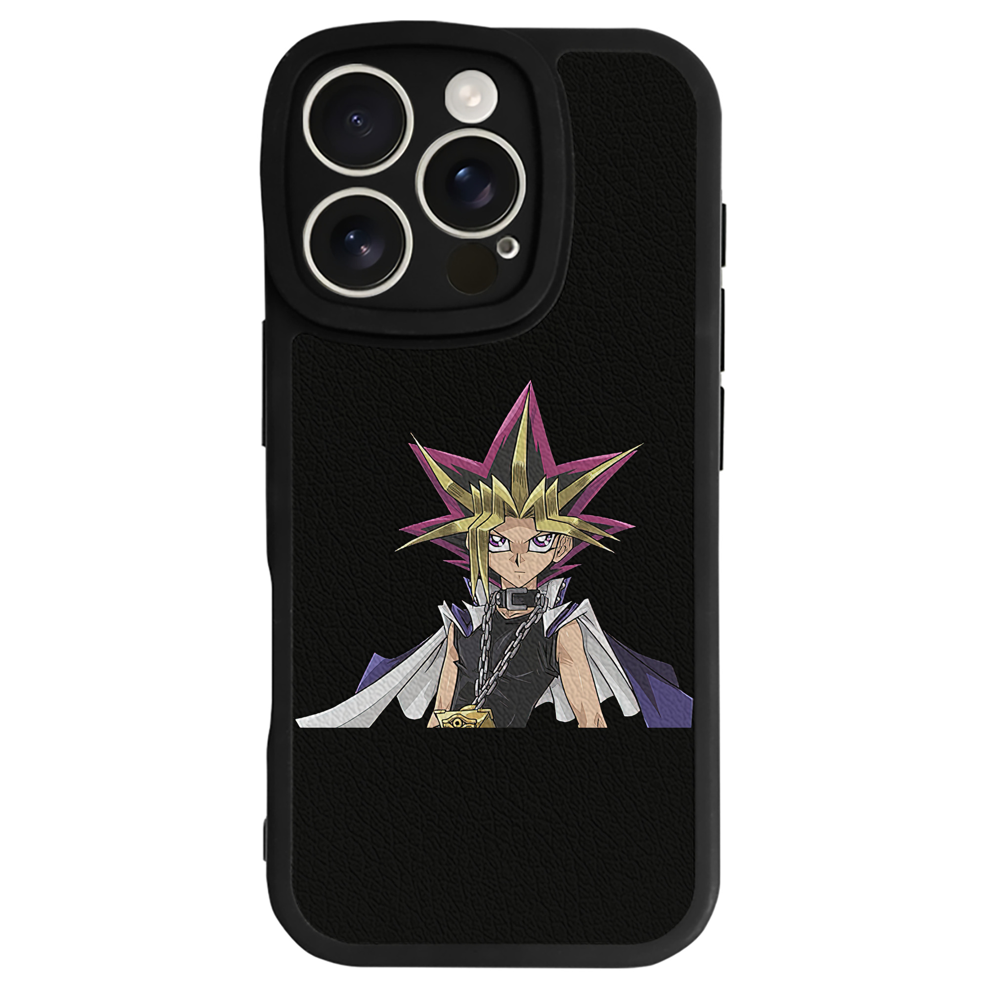 遊☆戯☆王 Yu-Gi-Oh! 【iPhone 16シリーズ対応】シリコンスマホケース（レザー調） 材質：シリコン